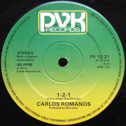 Carlos Romanos 1-2-1 USED VINYL 12INCH 45 RPM LIMITED EDITION