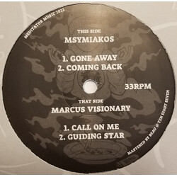Msymiakos / Marcus Visionary Untitled USED VINYL 12INCH 33 S RPM