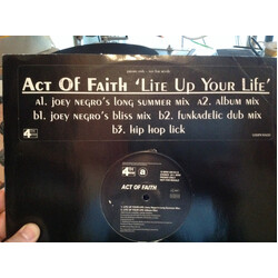 Act Of Faith Lite Up Your Life USED VINYL 12INCH PROMO