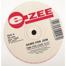 Gems For Jem Time For Love USED VINYL 12INCH 45 RPM