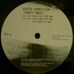 Disco Direction Party Rock USED VINYL 12INCH 33 S RPM