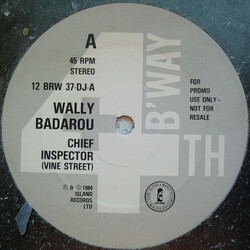 Wally Badarou Chief Inspector USED VINYL 12INCH 45 RPM PROMO STEREO