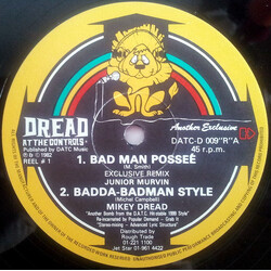 Junior Murvin / Mikey Dread Bad Man Posseé USED VINYL 12INCH 45 RPM SINGLE
