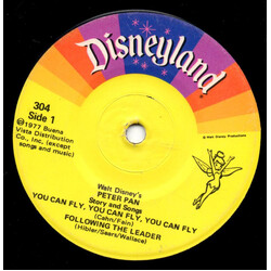 Unknown Artist Walt Disney's Story Of Peter Pan & Wendy USED VINYL 7INCH 33 S RPM REISSUE