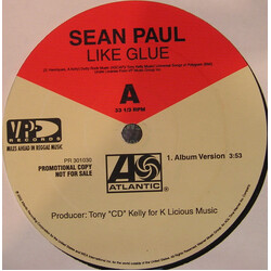 Sean Paul Like Glue USED VINYL 12INCH PROMO