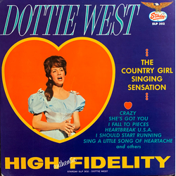 Dottie West The Country Girl Singing Sensation Vinyl LP USED
