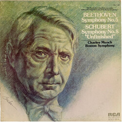 Charles Munch / Boston Symphony Orchestra Beethoven Symphony No. 5 Schubert Symphony No. 8 "Unfinished" Vinyl LP USED