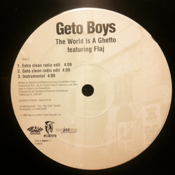 Geto Boys The World Is A Ghetto Vinyl 12" USED