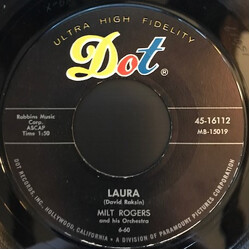 Milton Rogers And His Orchestra Laura / Pagan Love Song USED VINYL 7INCH 45 RPM