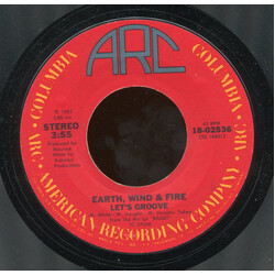 Earth, Wind & Fire Let's Groove USED VINYL 7INCH 45 RPM SINGLE STYRENE STEREO