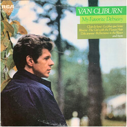 Van Cliburn My Favorite Debussy Vinyl LP USED