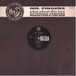 Mr. Fingers What About This Love USED VINYL 12INCH 45 RPM