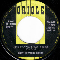 The Gary Edwards Combo The Franz Liszt Twist USED VINYL 7INCH 45 RPM