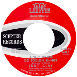 Judy Clay Lonely People Do Foolish Things / I'm Comin' Home Vinyl 7" USED