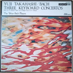Yuji Takahashi / Johann Sebastian Bach Three Keyboard Concertos Vinyl LP USED