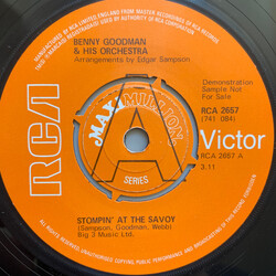 Benny Goodman And His Orchestra Stompin' At The Savoy USED VINYL 7INCH SINGLE PROMO