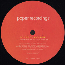 Dirty Jesus Cut A Rug EP USED VINYL 12INCH 33 S RPM EP