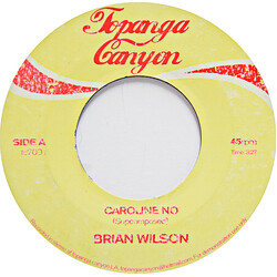 Brian Wilson Caroline No / Superimposed USED VINYL 7INCH