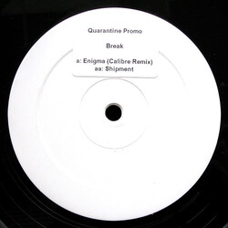 Break Enigma (Calibre Remix) / Shipment USED VINYL 12INCH WHITE LABEL PROMO 45 RPM