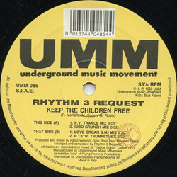 Rhythm 3 Request Keep The Children Free USED VINYL 12INCH 33 S RPM