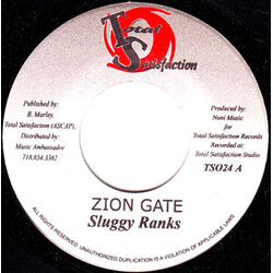 Sluggy Ranks Zion Gate USED VINYL 7INCH 45 RPM