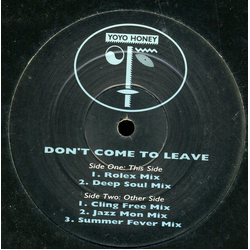 Yo Yo Honey Don't Come To Leave Vinyl 12" USED