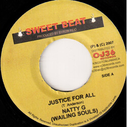 Natty G / EQ (13) Justice For All / Give I Di Herbs USED VINYL 7INCH