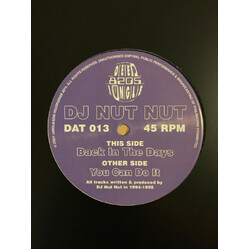 DJ Nut Nut You Can Do It / Back in the Days USED VINYL 12INCH 45 RPM