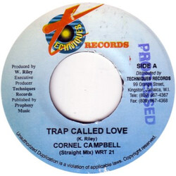 Cornell Campbell Trap Called Love USED VINYL 7INCH 45 RPM REISSUE