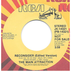 The Main Attraction (5) Reconsider USED VINYL 7INCH SINGLE PROMO