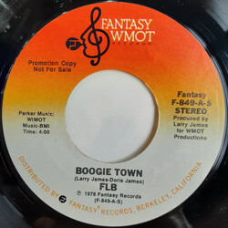 Fat Larry's Band Boogie Town USED VINYL 7INCH 45 RPM PROMO STEREO MONO