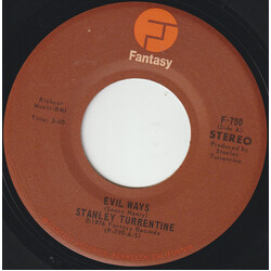 Stanley Turrentine Evil Ways USED VINYL 7INCH 45 RPM SINGLE