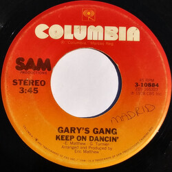 Gary's Gang Keep On Dancin' USED VINYL 7INCH 45 RPM SINGLE