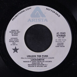 Locksmith Unlock The Funk USED VINYL 7INCH 45 RPM SINGLE PROMO STEREO MONO
