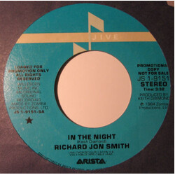 Richard Jon Smith In The Night USED VINYL 7INCH 45 RPM SINGLE PROMO STEREO
