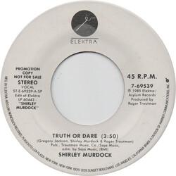 Shirley Murdock Truth Or Dare USED VINYL 7INCH 45 RPM SINGLE PROMO