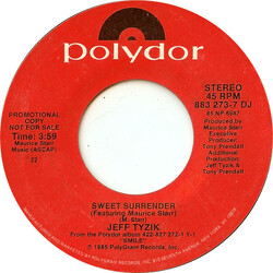 Jeff Tyzik / Maurice Starr Sweet Surrender USED VINYL 7INCH 45 RPM PROMO