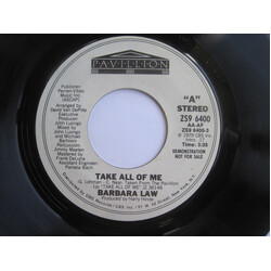 Barbara Law Take All Of Me / Can You Read My Mind USED VINYL 7INCH 45 RPM PROMO