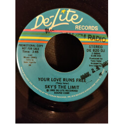 Sky's The Limit (2) Your Love Runs Free USED VINYL 7INCH SINGLE PROMO