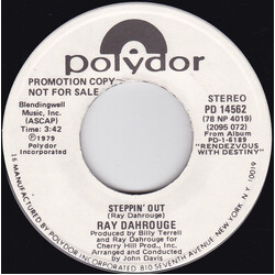Ray Dahrouge Steppin' Out USED VINYL 7INCH 45 RPM PROMO