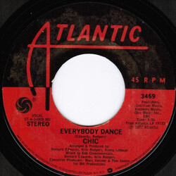 Chic Everybody Dance / Est-Ce Que C'est Chic USED VINYL 7INCH 45 RPM SINGLE STYRENE STEREO