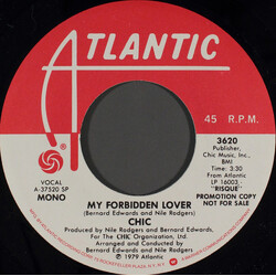 Chic My Forbidden Lover USED VINYL 7INCH 45 RPM PROMO