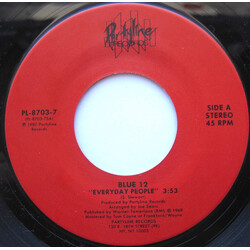 Blue 12 Everyday People USED VINYL 7INCH 45 RPM SINGLE
