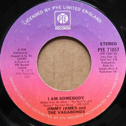 Jimmy James & The Vagabonds I Am Somebody USED VINYL 7INCH