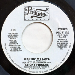Sticky Fingers (2) Wastin' My Love / Party Song USED VINYL 7INCH 45 RPM PROMO