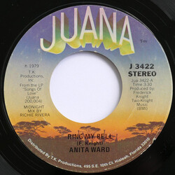 Anita Ward Ring My Bell USED VINYL 7INCH 45 RPM SINGLE STYRENE STEREO