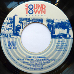 Shirley Brown Leave The Bridges Standing / Looking For The Real Thing USED VINYL 7INCH 45 RPM STEREO