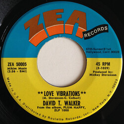 David T. Walker Love Vibrations USED VINYL 7INCH 45 RPM SINGLE