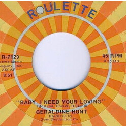 Geraldine Hunt Baby, I Need Your Loving USED VINYL 7INCH 45 RPM SINGLE