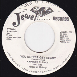 Charles Clency And The Voices Of Melody You Better Get Ready USED VINYL 7INCH 45 RPM SINGLE